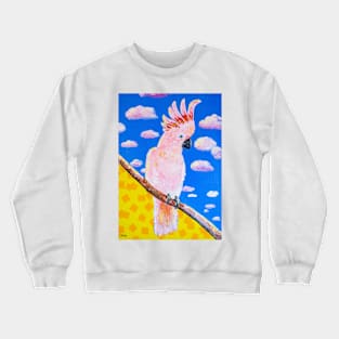 Pink parrot Crewneck Sweatshirt